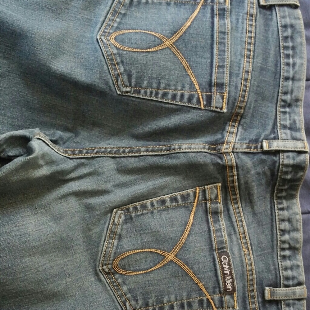 Calvin Klein Womens Flare Jean S14